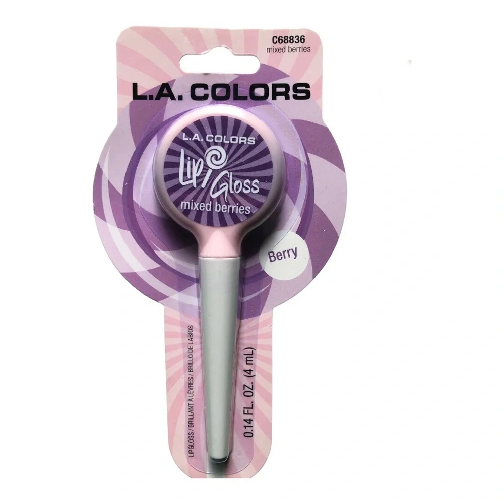 4 nostalgia lollipop lip balms bubble gum cotton candy mixed berries green apple